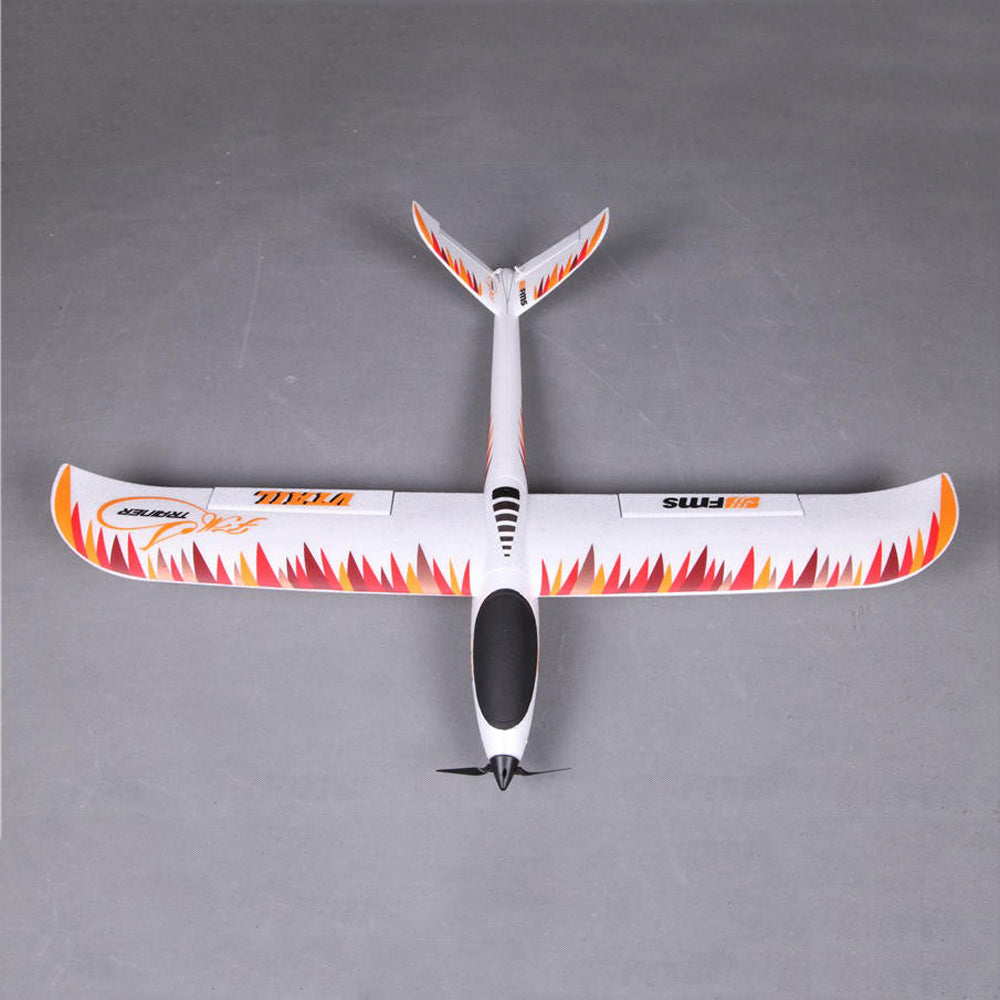 efaso WLToys F949S Upgradert Edition 3-Kanal 2,4 GHz RC Flugzeug Cessna-182 - Robustes EPO-Material, komplett RTF zusätzliches Landegestell, incl Batterien für Fernsteuerung