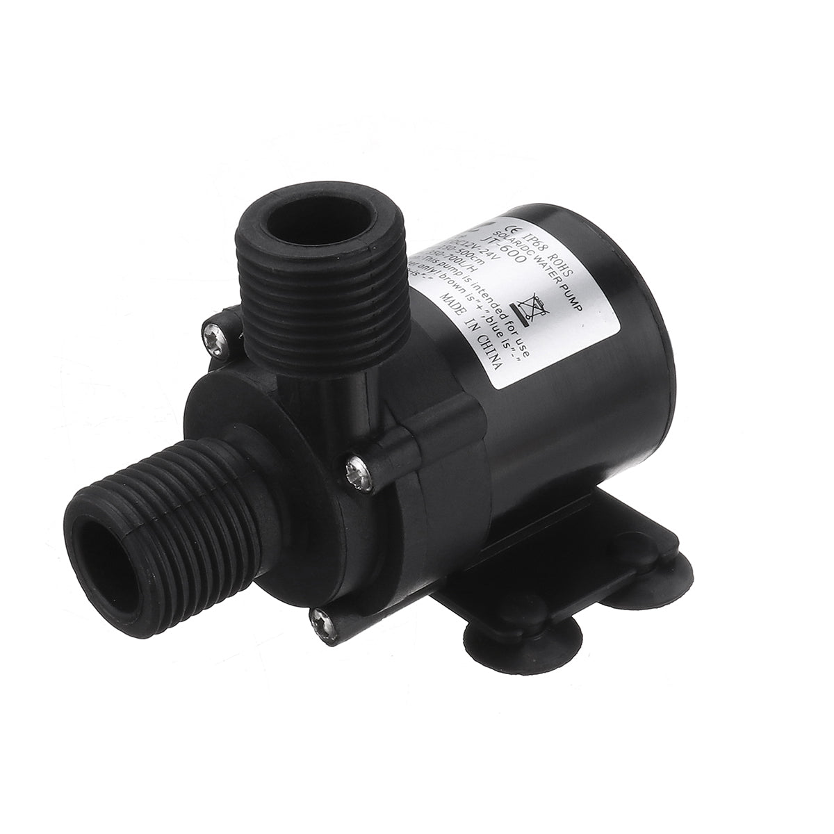 Waterpomp op hoge temperatuur, 12V zonne-energieboiler Circulatiepomp Borstelloze zonne-waterpomp voor watercirculatiesysteem