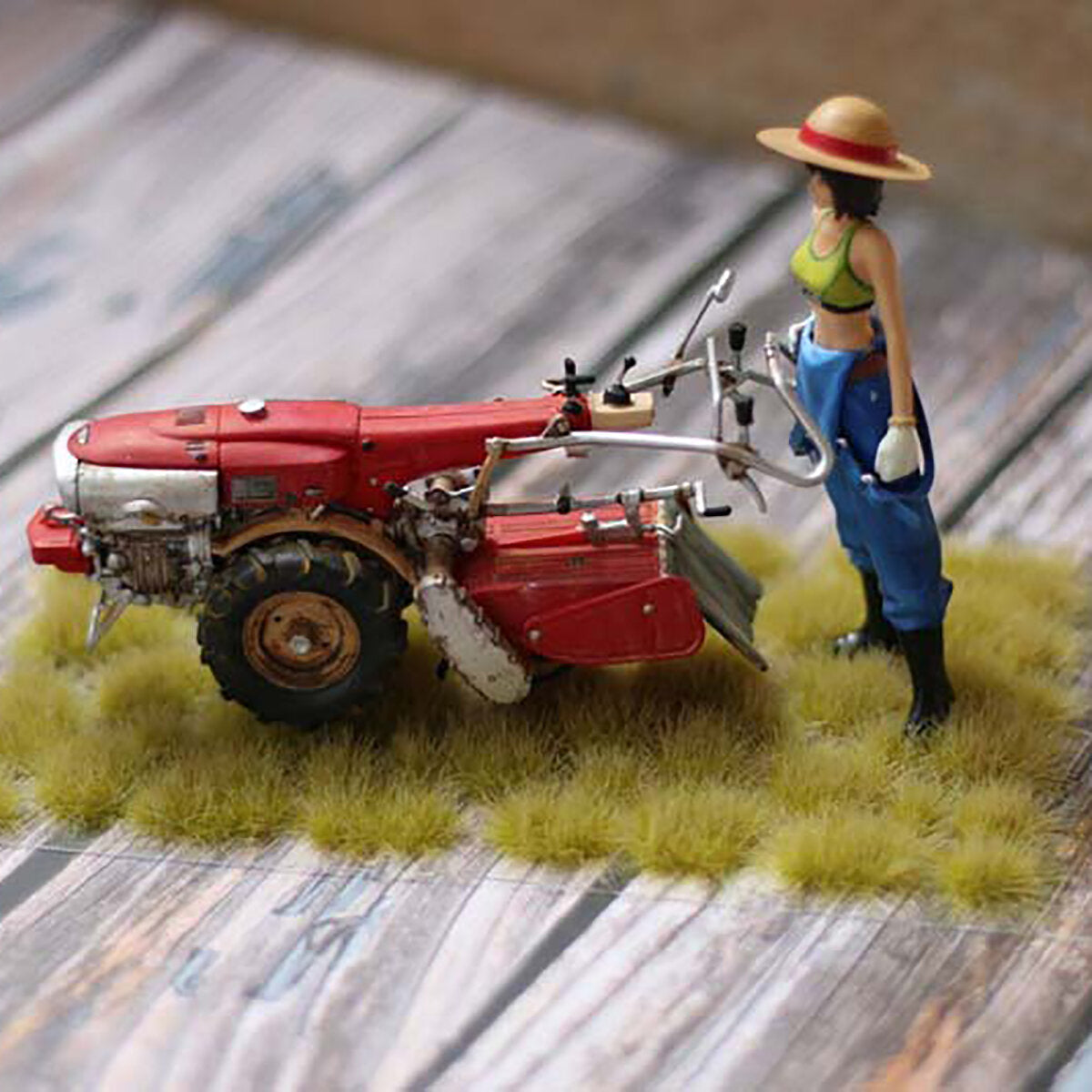 MINIATUR-STATISCHES GRAS-MODELLEISENBAHNZUG-KUNSTGRAS FÜR