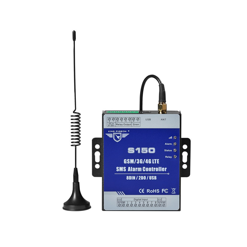 s150 gsm 2g 3g cellulair rtu smsalarmcontroller industrieel iotmonit