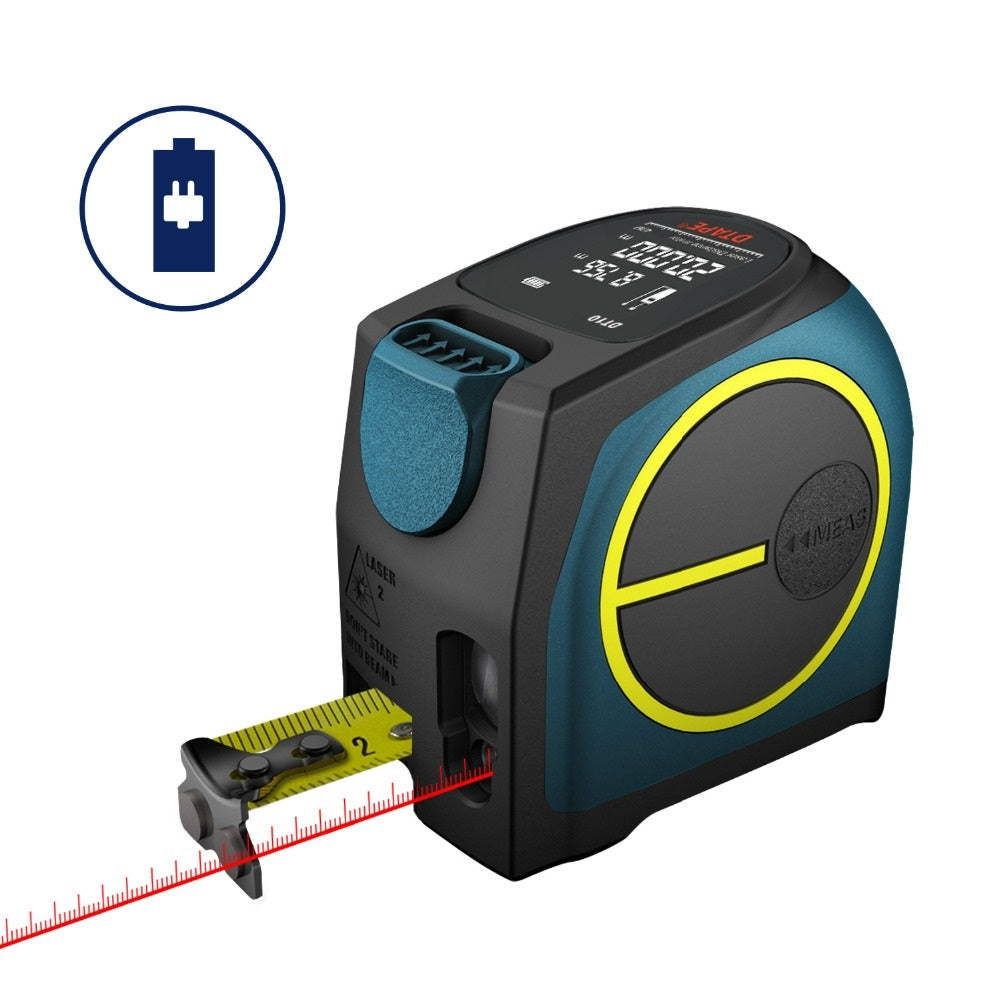 Ruban à mesurer laser infrarouge 3 en 1, nouvel outil de mesure de ruban laser 2023, avec écran