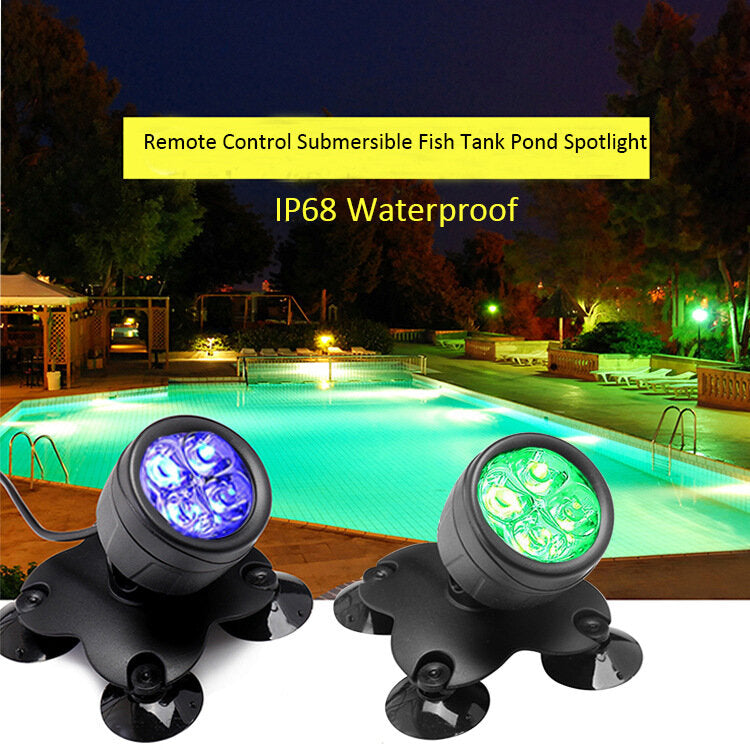 Zoomoi Kapego Round6 - Vijververlichting - RGB onderwater led