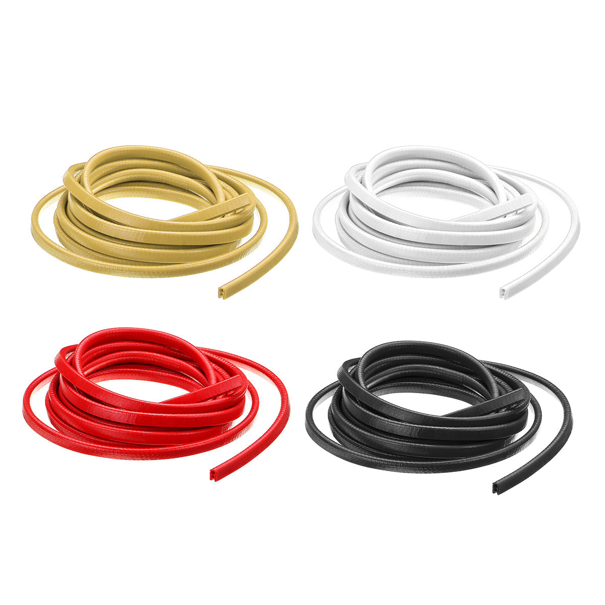 U-Kanaal Pvc Randafdichting Strip Kunststof Profielen Voor Metalen En U-Vormige
