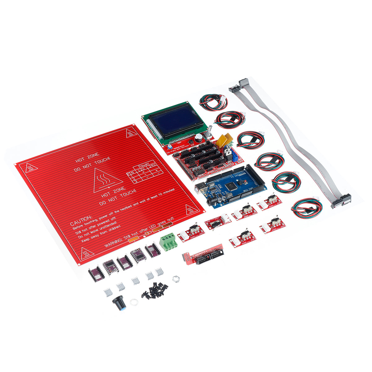 reprap ramps 1.4 kit met mega 2560 r3 + heatbed mk2b + 12864 lcdcontr