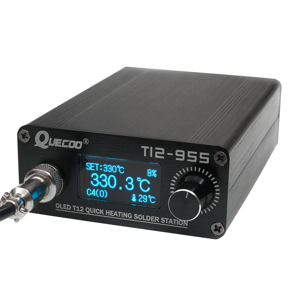 Manico Per Saldatore 907 To T12 Per Stazione V2.1S OLED, Leggero, Ergonomico, Colore Bianco, Ricambio - 2