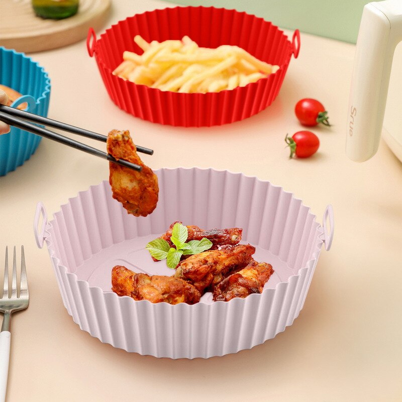 Siliconen bakpapier - bakpapier alternatief - airfryer accessoires - large - medium - small - geschikt voor magnetron - herbruikbaar - afwasbaar