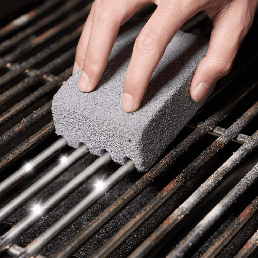 Schoonmaaksteen voor pannen en grill - schuursteen - BBQ reiniging - Al uw pannen en grillen blinkend schoon! - puimsteen