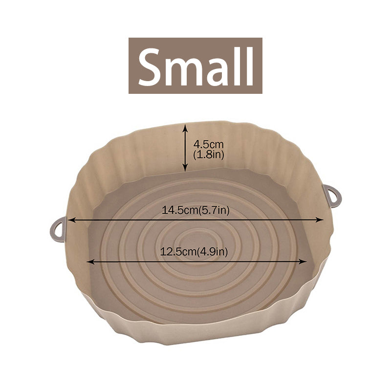 Siliconen bakpapier - bakpapier alternatief - airfryer accessoires - large - medium - small - geschikt voor magnetron - herbruikbaar - afwasbaar