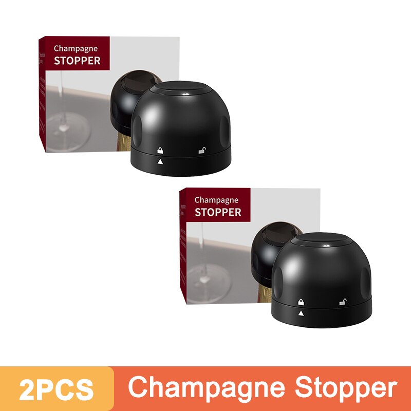 Wijn of champagne Stopper - Houd uw wijn en champagne heerlijk vers - Chique en betaalbaar