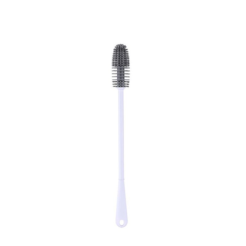 Silliconen afwas borstel - 32cm - gaat extra lang mee! - makkelijk schoon te maken - nooit meer een nieuwe borstel kopen - handig voor potten, pannen, glazen