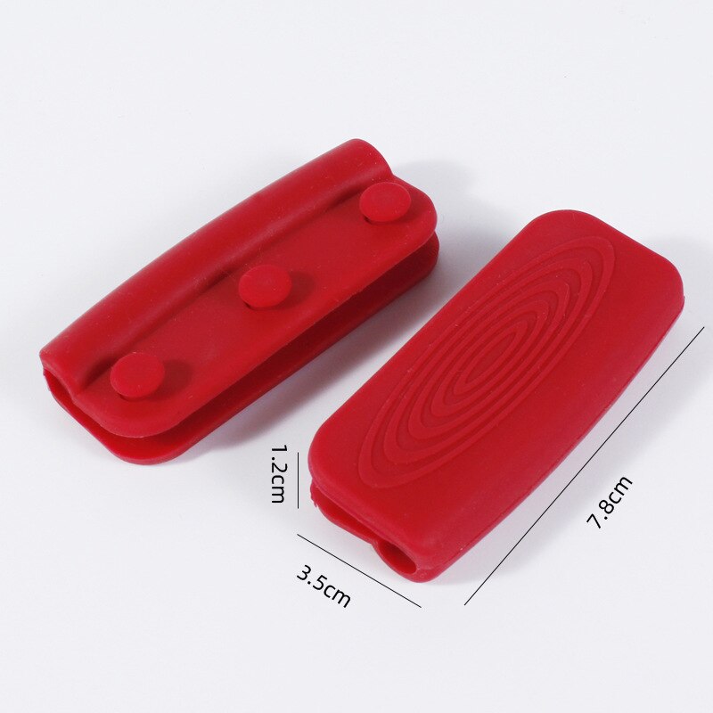 Pan handvat covers - siliconen panhandvat - hittebestendig - antislip - 3 kleuren - veiligheid en comfort