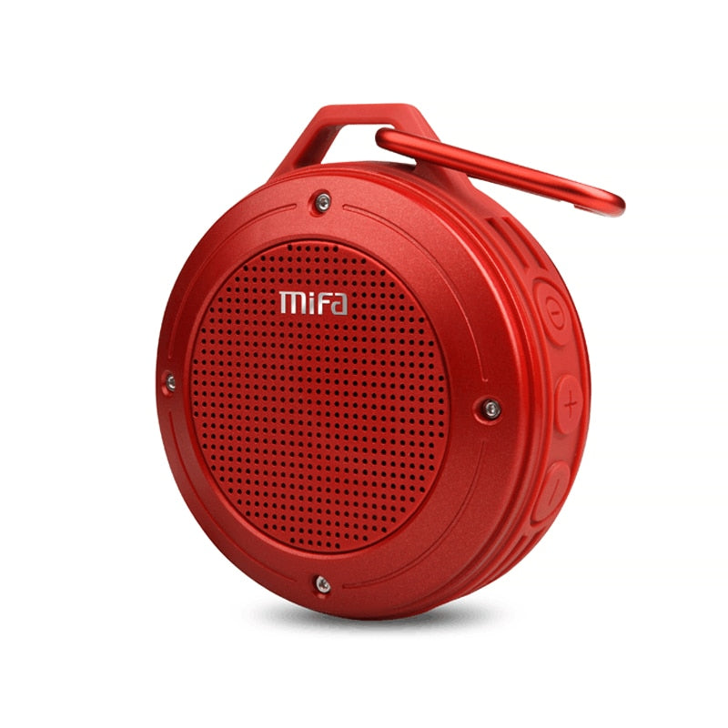 Bluetooth speaker - draagbare speaker - waterdicht met haak - handig op het strand, camping, buitensporten - ingebouwde microfoon