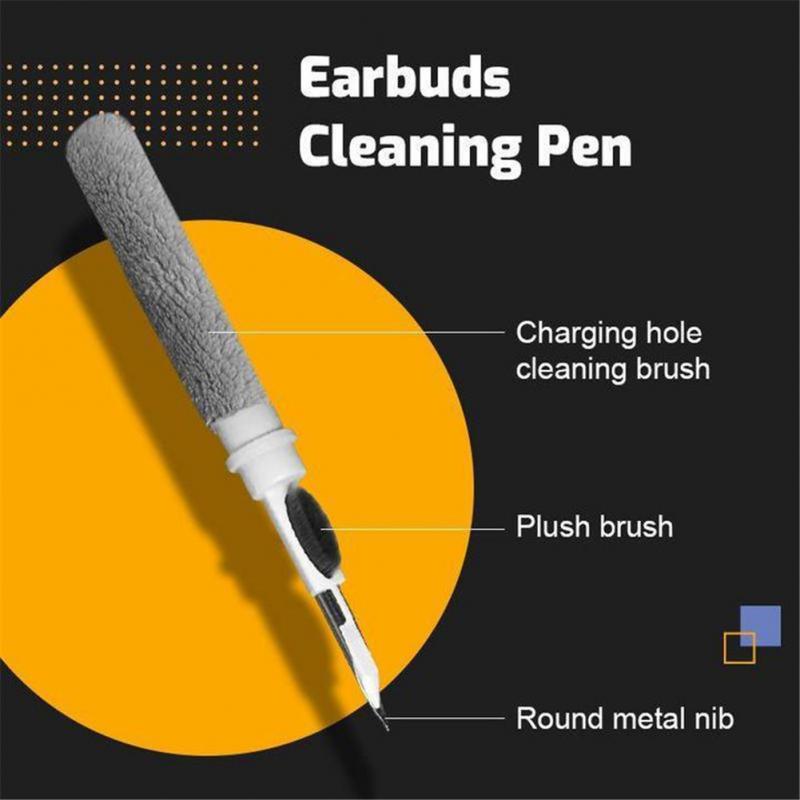 Oordopjes schoonmaak pen - 3 in 1 - compact ontwerp - electronica schoonmaak pen - makkelijk mee te nemen