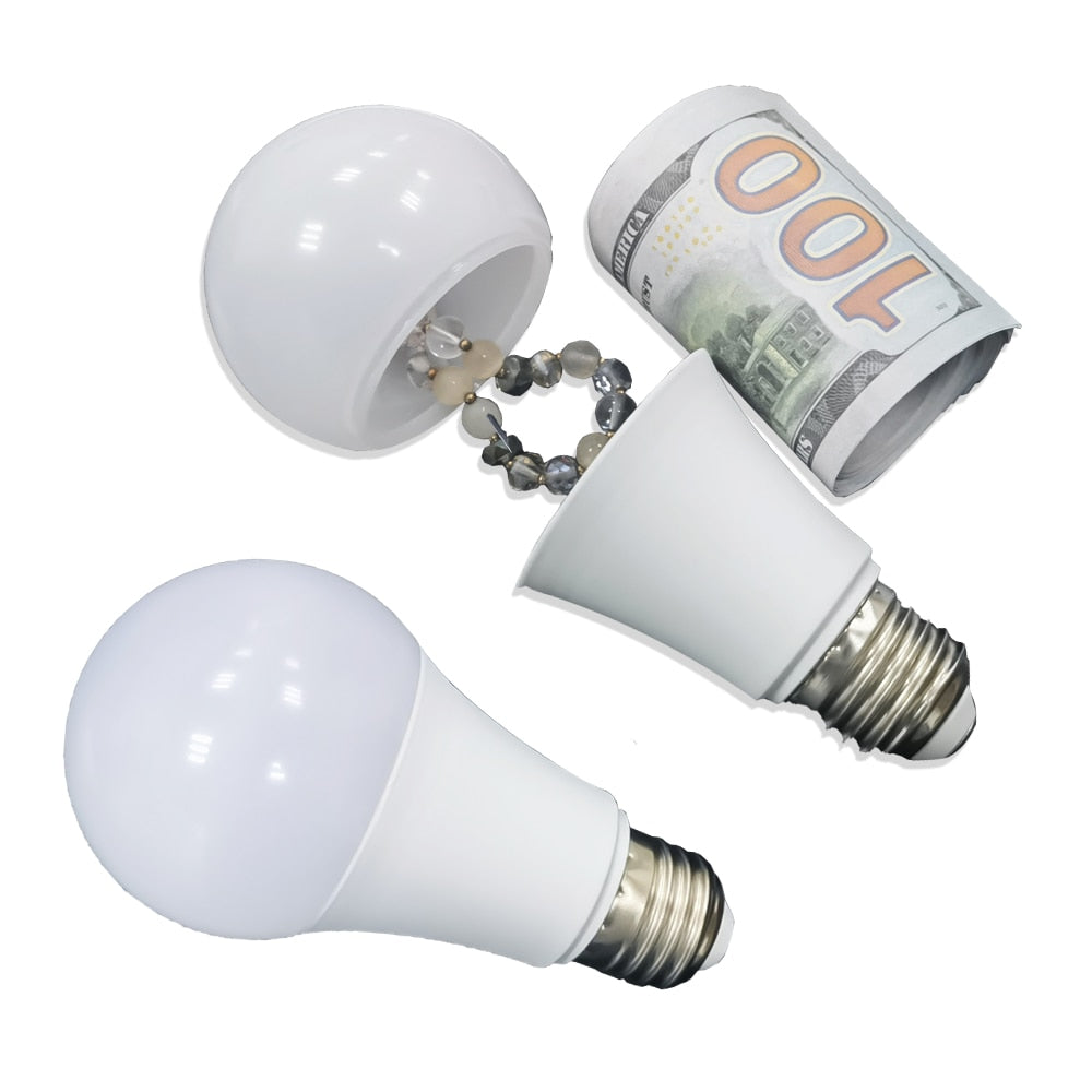 Gloeilamp met geheim compartiment - Geld Doos - neppe Led Lamp - Afleiding - Veilige Container - Verberg uw Sieraden