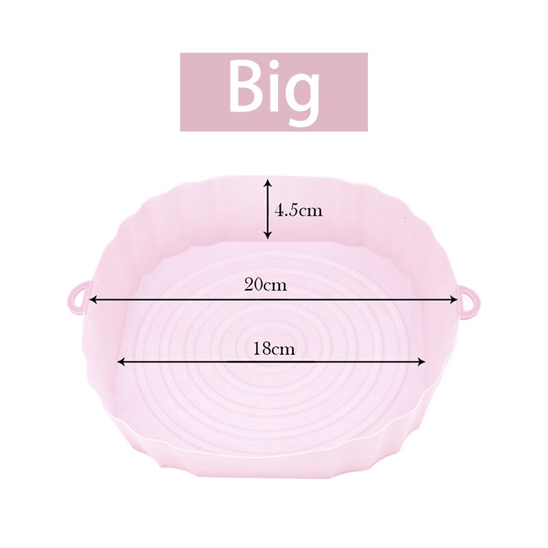 Siliconen bakpapier - bakpapier alternatief - airfryer accessoires - large - medium - small - geschikt voor magnetron - herbruikbaar - afwasbaar
