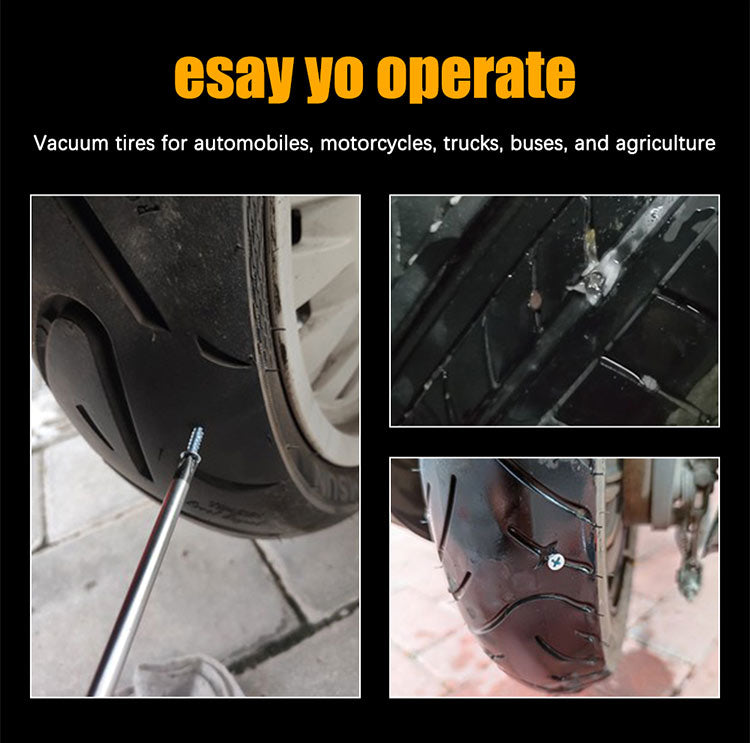 Banden reparatie set - Alle tubeless auto motor en scooterbanden gemakkelijk plakken  - 10 of 20 stuks - altijd handig om achter de hand te hebben - voor op reis of thuis in uw garage