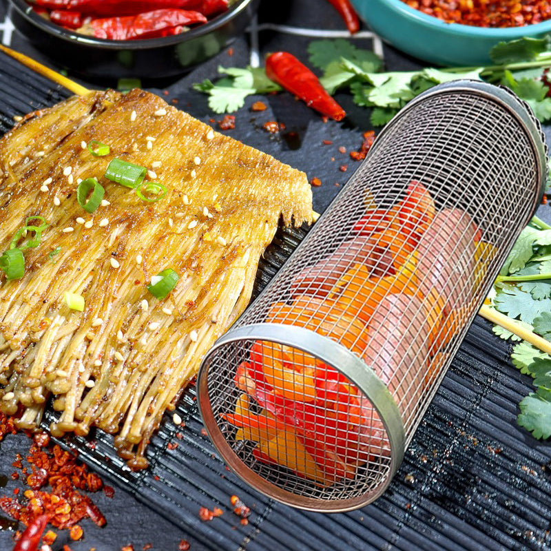 Grillmand – grillkorf – BBQ groente mandje - BBQ accessoires – gemakkelijk te reinigen! - barbecue rooster – grillrooster