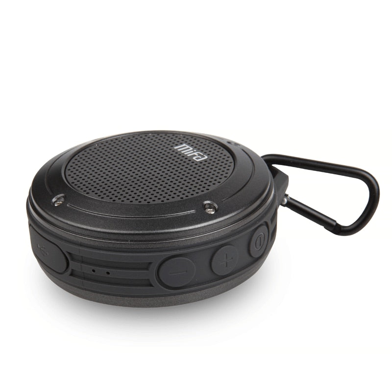 Bluetooth speaker - draagbare speaker - waterdicht met haak - handig op het strand, camping, buitensporten - ingebouwde microfoon