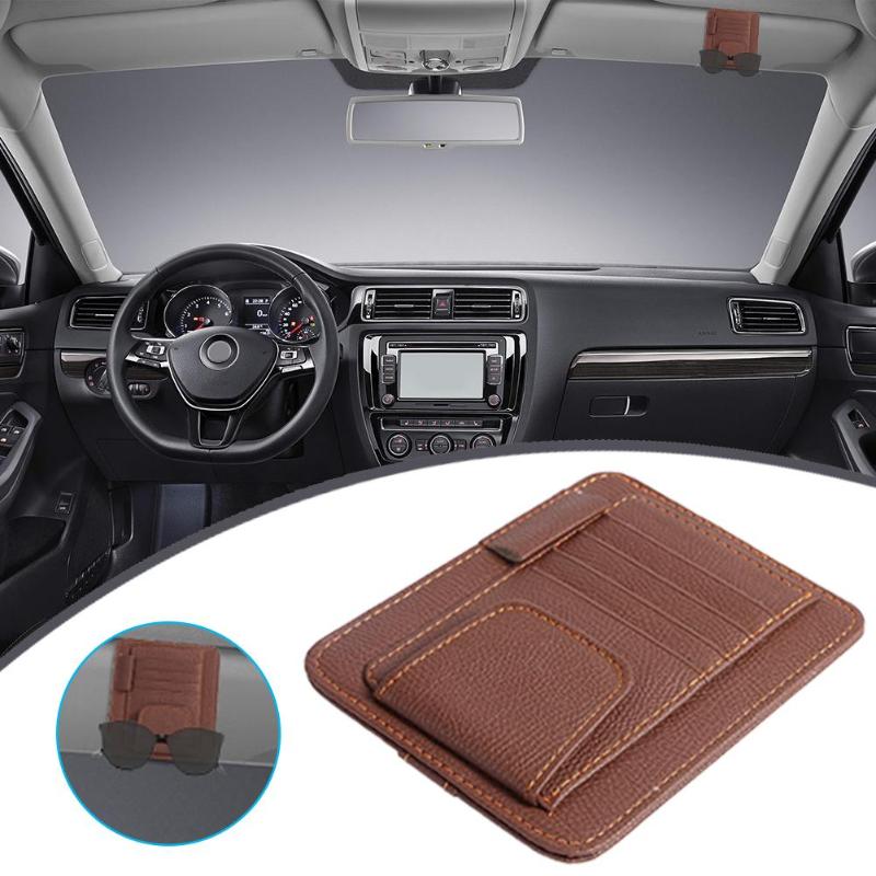 Universele auto organizer - Geen rommel meer in uw auto - Zonneklep organizer - Zonnebril houder - Pennenhouder - Pasjeshouder