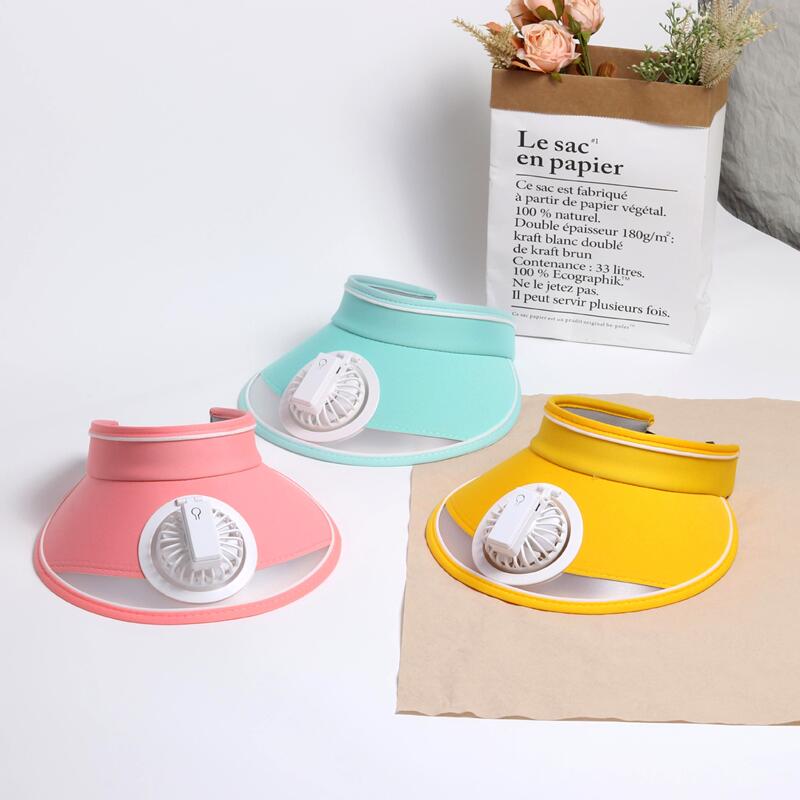 Zonneklep met Ingebouwde Ventilator - Het perfecte zomeraccessoire - Voor mannen, vrouwen, kinderen - USB oplaadbaar - Praktische bescherming