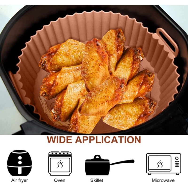 Siliconen bakpapier - bakpapier alternatief - airfryer accessoires - large - medium - small - geschikt voor magnetron - herbruikbaar - afwasbaar