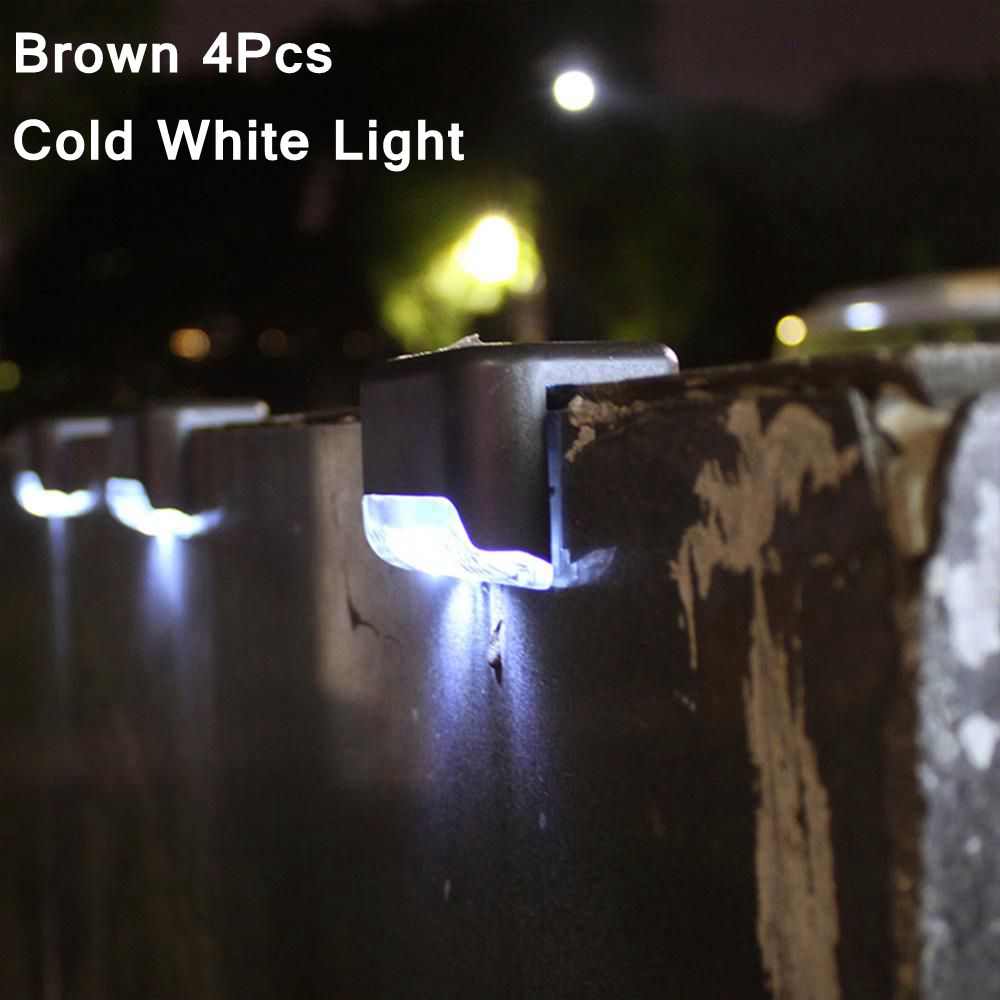 Solar Led Lamp  - 4 stuks - sfeervolle tuinverlichting op zonne Energie - verschillende kleuren - buitenlamp - trap lamp - betaalbaar - IP44 waterdicht