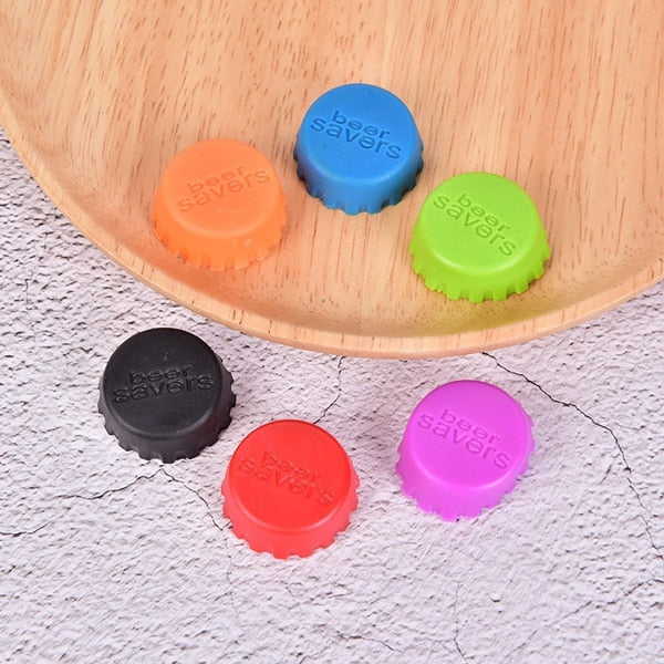 Siliconen dop - flessenstop Siliconen - kroonkurk 3cm - bescherm uw drankje - perfect voor feesten en partijen - anti-wesp - veiligheid