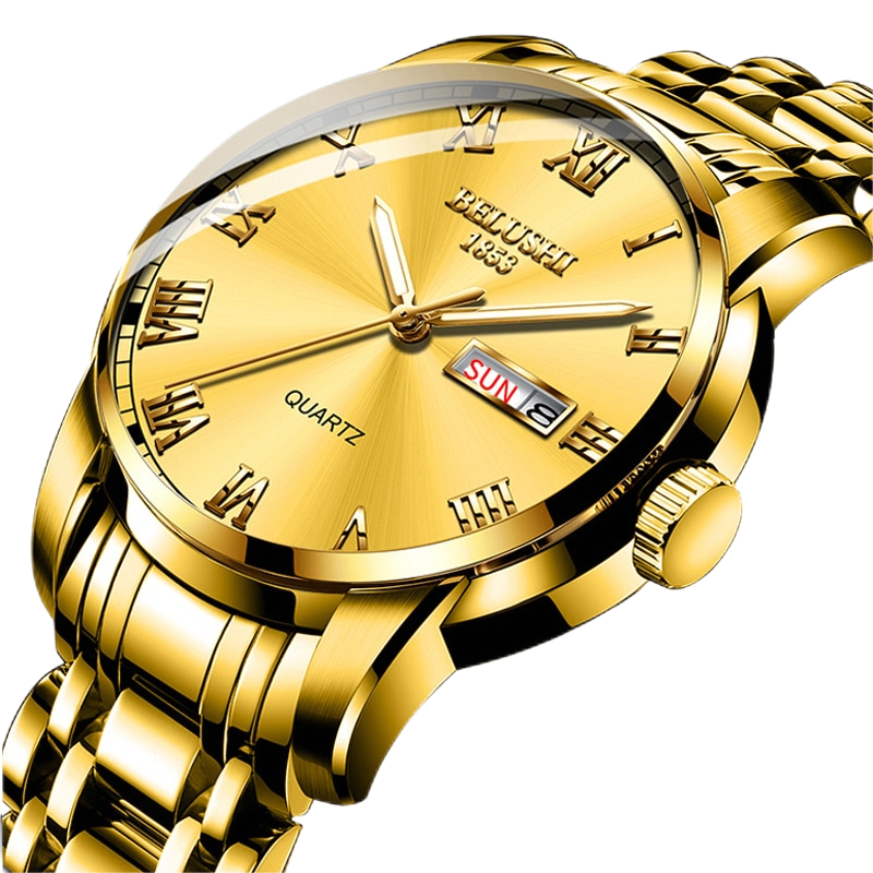 Design heren horloge - waterdicht - zakelijk - luxe horloge voor dagelijks gebruik - quartz - neon wijzers