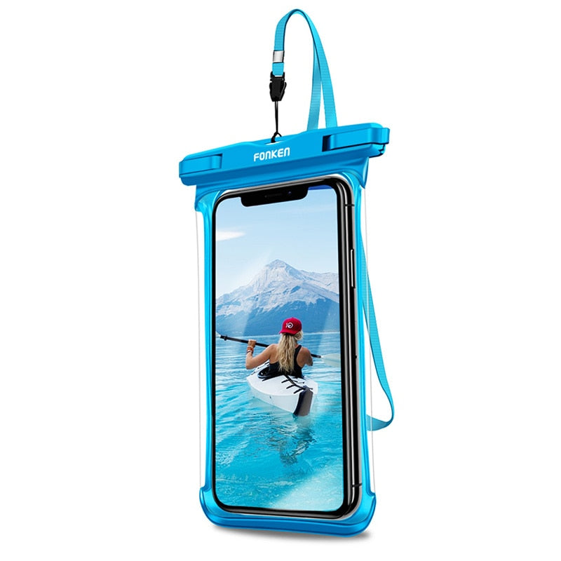 Waterdicht Telefoonhoesje - Geniet van wateravonturen zonder zorgen! - Transparant en touchscreen-vriendelijk - Handig draagkoord - Ruimte voor kleine essentials