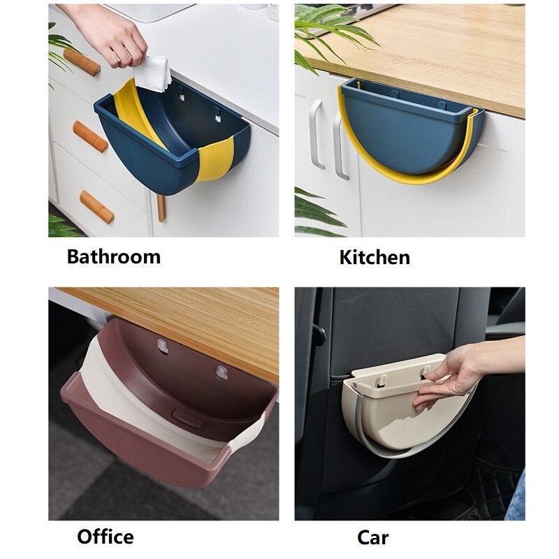 Keuken Prullenbak - Huishoudelijke Opvouwbare prullenbak -  Kast - Badkamer - Opslag - Emmer - Sorteren - Vuilnis