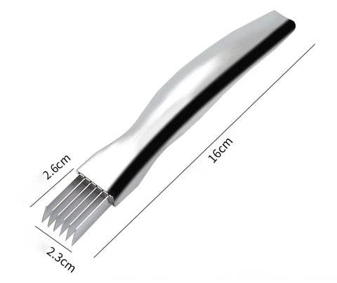 Groentesnijder - kruidensnijder - RVS - keuken gadget - even een uitje snijden gaat nu sneller dan ooit