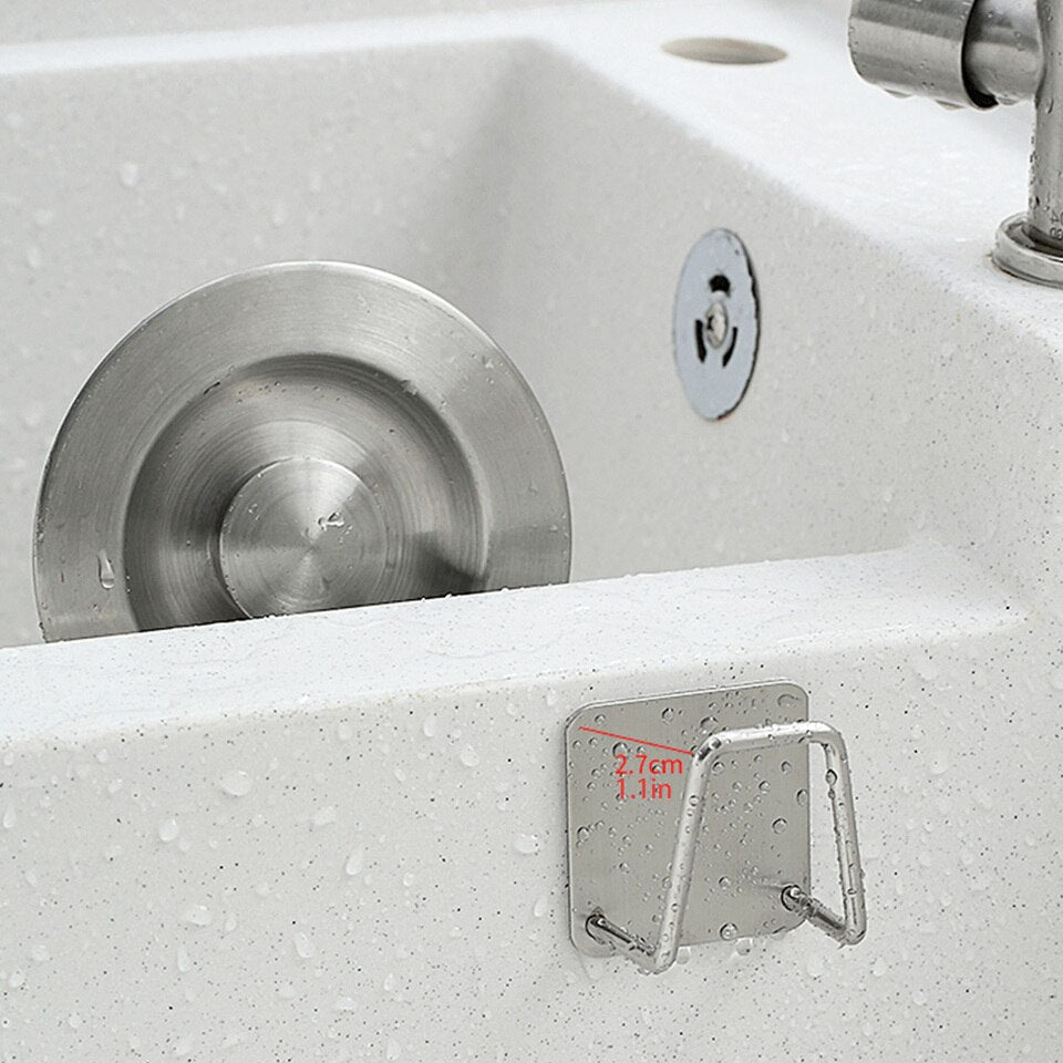 Spons rekje - nooit meer vieze stinkende sponsjes in de spoelbak - spons en vaatdoek organizer - anti-bacterieel - gebruik uw sponzen langer - badkamer en keuken