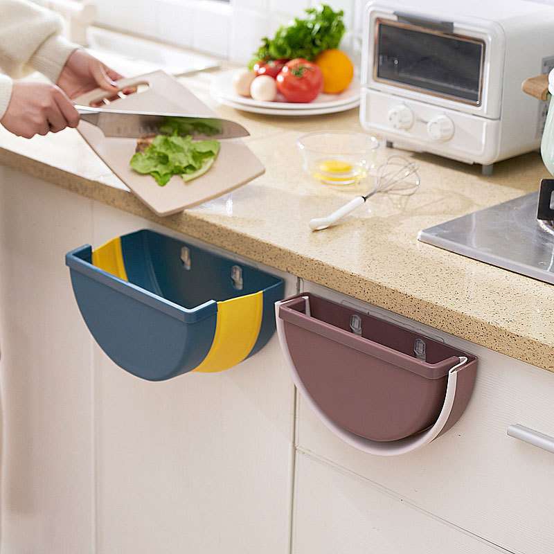 Keuken Prullenbak - Huishoudelijke Opvouwbare prullenbak -  Kast - Badkamer - Opslag - Emmer - Sorteren - Vuilnis