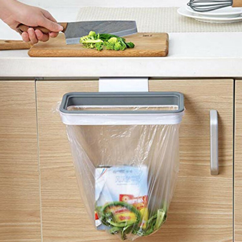 Afvalzakjes houder - handige houder overal te monteren - geen gaten boren - keuken - prullenbakje - hangende houder voor afval