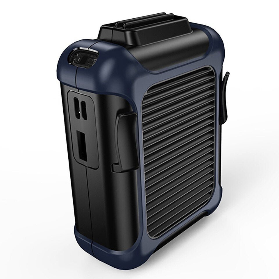 Elektrische Mini Ventilator met Ingebouwde Powerbank - Koelte en Gemak Altijd bij de Hand - Ingebouwde powerbank - Draagbaar en compact - Eenvoudig opladen via USB