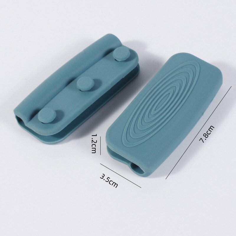 Pan handvat covers - siliconen panhandvat - hittebestendig - antislip - 3 kleuren - veiligheid en comfort