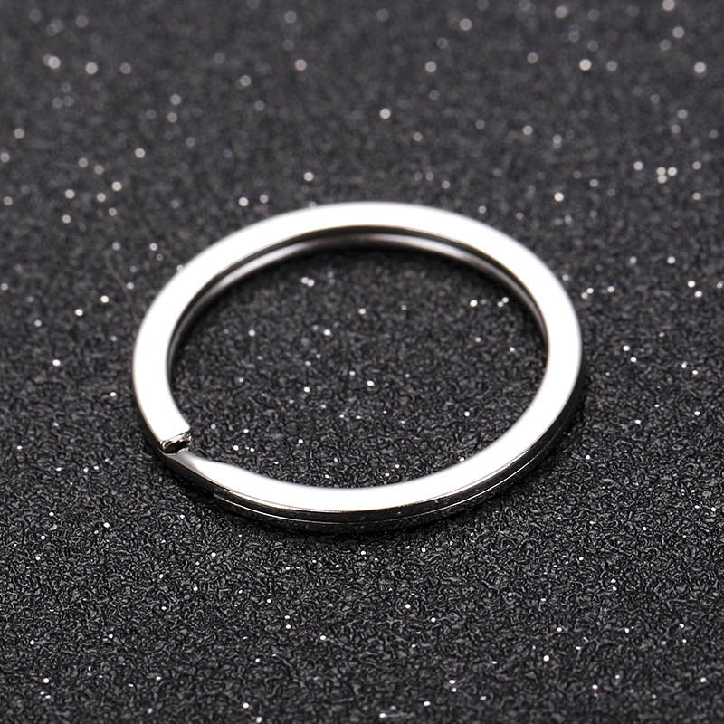 Sleutelringen – Sleutelhanger Ringen – 20 Stuks – Zilver - verschillende diktes en diameter