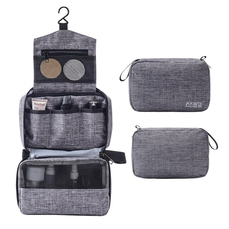 Toilettas met Haak - Beautycase - Organizer - Reistas - Uitklapbare Toilettas - Trendy - Cosmetica Tas - Travel Organizer - Etui voor Toiletartikelen