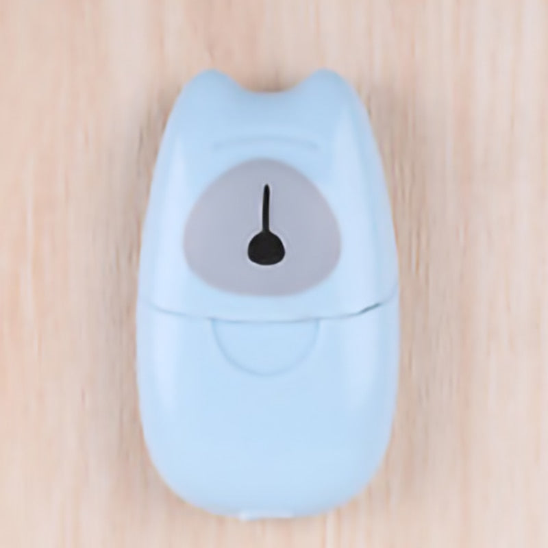 Zeep dispenser met zeepblaadjes - draagbare handzeep - Zeepvellen - Nooit meer een viezig nat zeepblokje - handig voor op reis