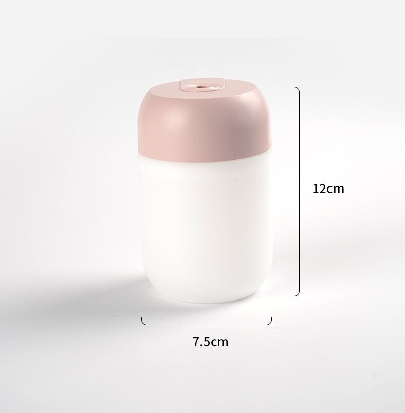 Mini Aroma diffuser - 3 in 1 - aroma verspreider/luchtbevochtiger/led lamp - heerlijke geuren in uw huis - mooie led lamp - zuinig in energieverbruik