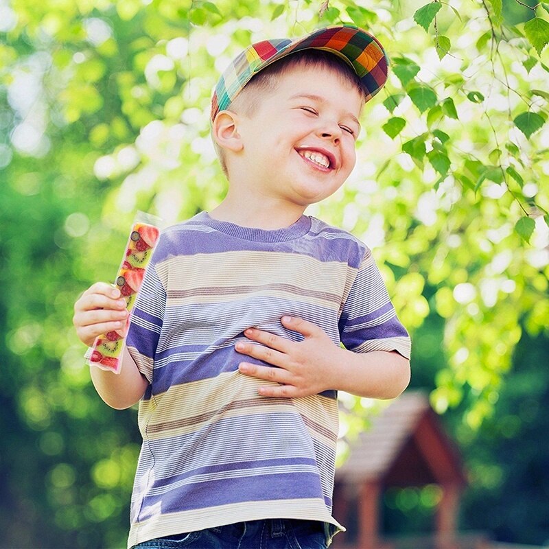 IJslollymaker - 40 stuks- waterijsjes maker - stof en lekvrij -  perfect voor mensen met een allergie - ijsjeshouders - waterijs vormen - IJslolly vormen
