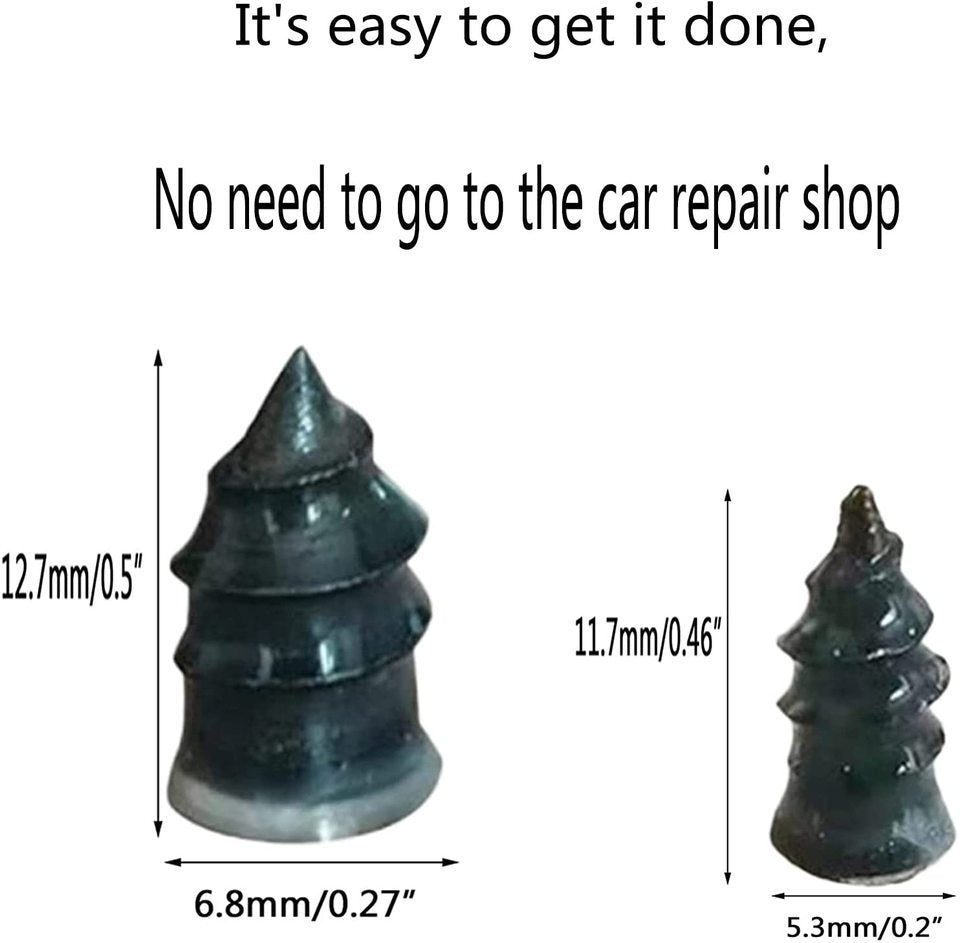 Banden reparatie set - Alle tubeless auto motor en scooterbanden gemakkelijk plakken  - 10 of 20 stuks - altijd handig om achter de hand te hebben - voor op reis of thuis in uw garage