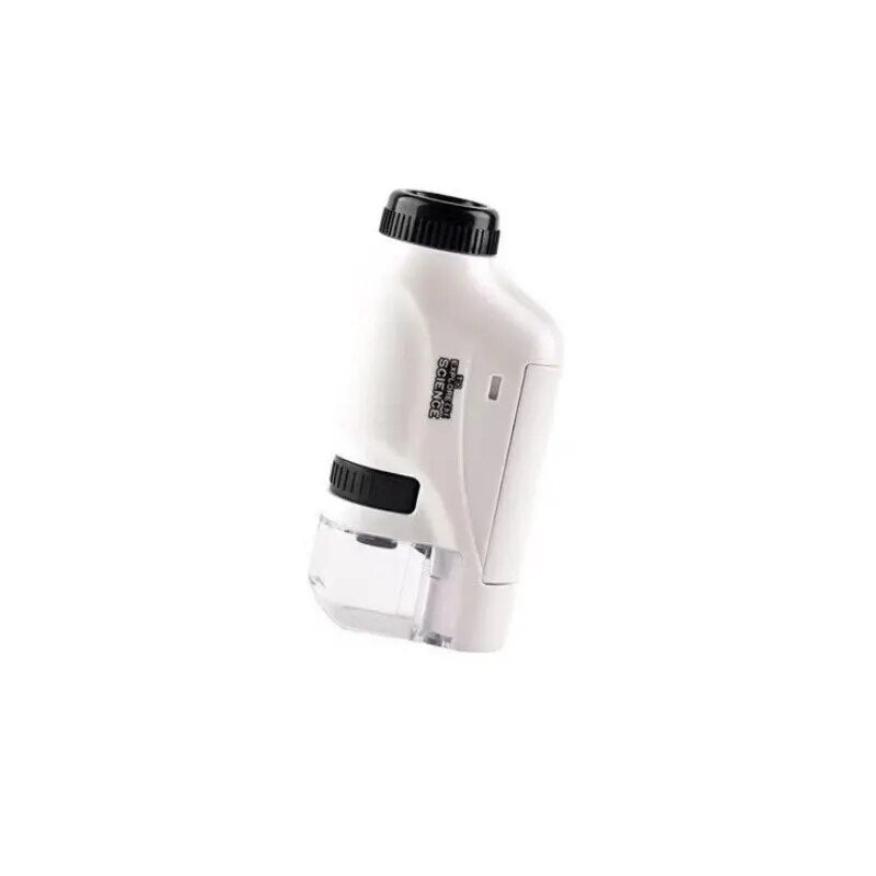 Mini microscoop met led licht - tot 120x vergroting - leuk voor spelend leren - educatief speelgoed