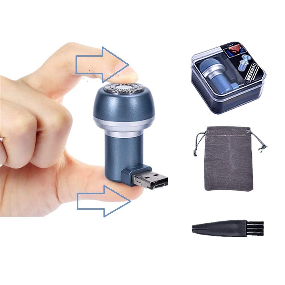 Mini scheerapparaat - mannen en vrouwen - reis editie - super compact - super handig - usb-c/micro usb/lightning connectie