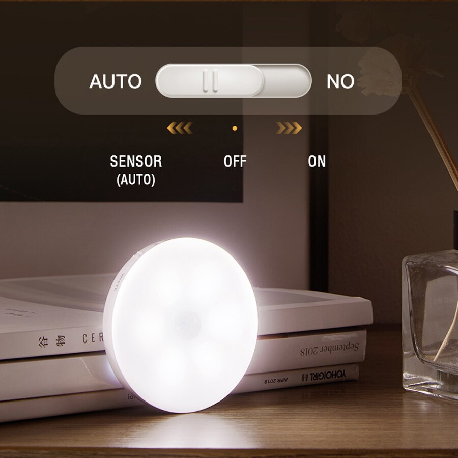 Automatische led verlichting met bewegingssensor - Lamp voor in kast, trap, hal, slaapkamer - 2 kleuren