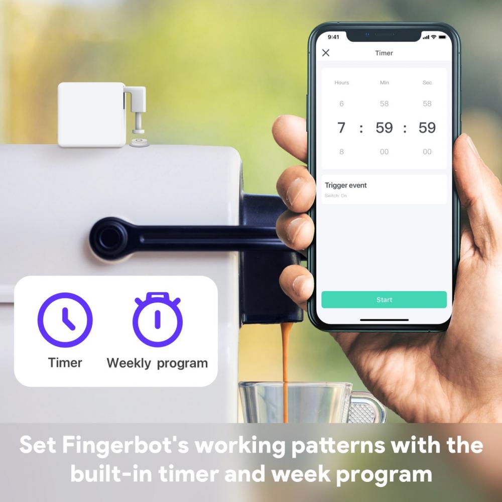 Knoppen robot - maak van alles thuis een smart apparaat - dé moderne hulp voor in huis - smart technology - tech gadget - bluetooth smart gadget