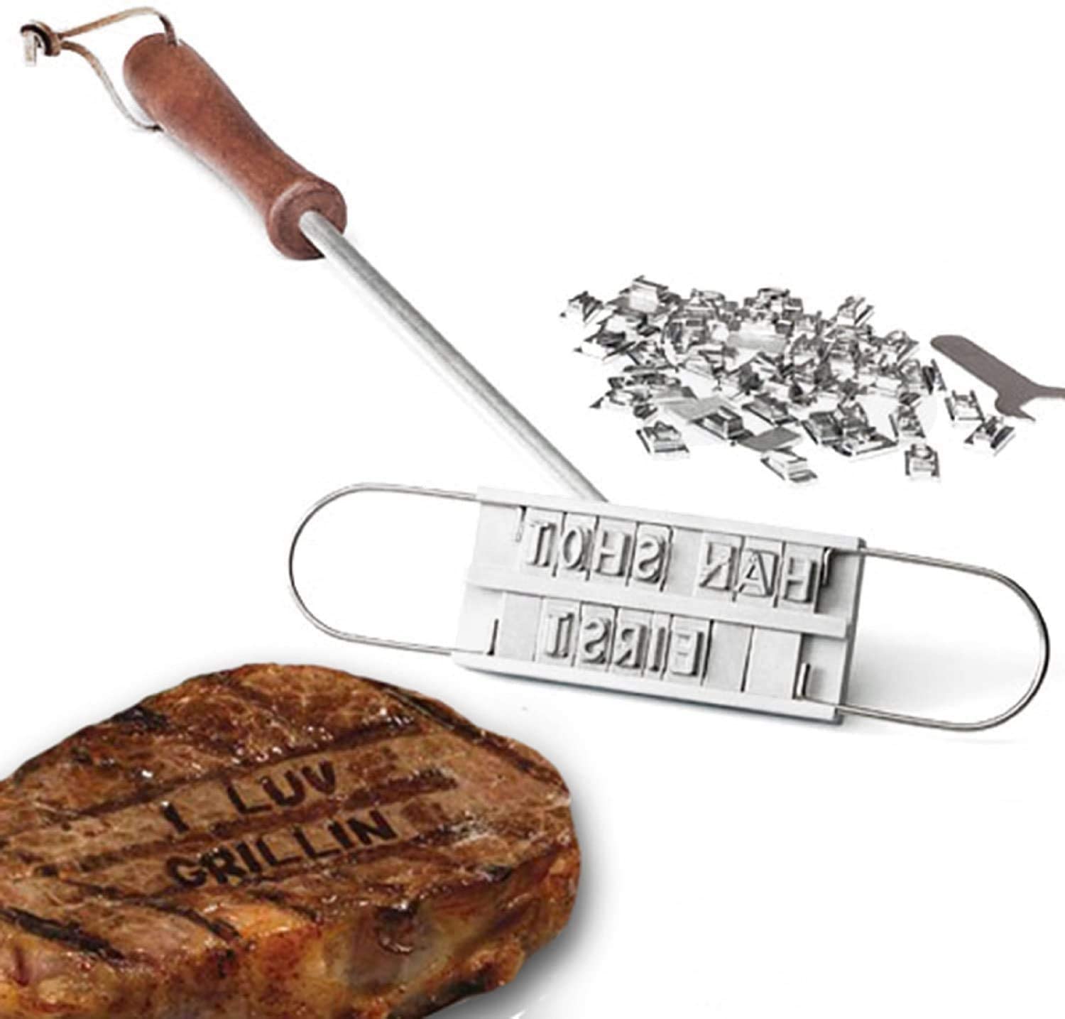 BBQ Brandijzer - Brandstempel - Brandzegel - Barbecue -  Zegel IJzer - Perfect voor de zomeravond BBQ feestjes!