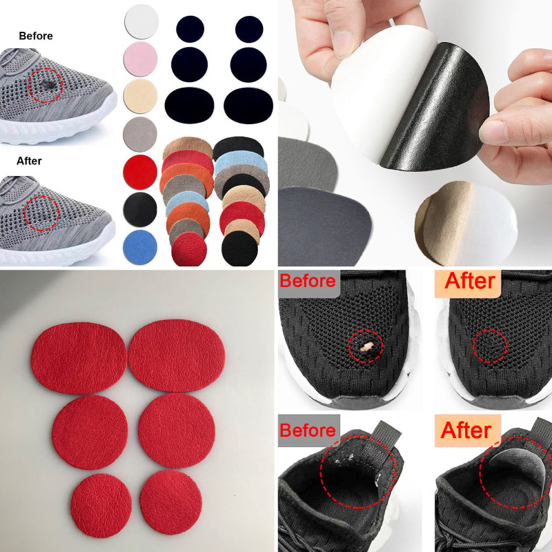 Schoen reparatie vervanging - Set van 6 - zelf uw sneakers repareren - sneakers van uw kind verstevigen en beschermen - bespaar geld, uw schoenen gaan nu langer mee!
