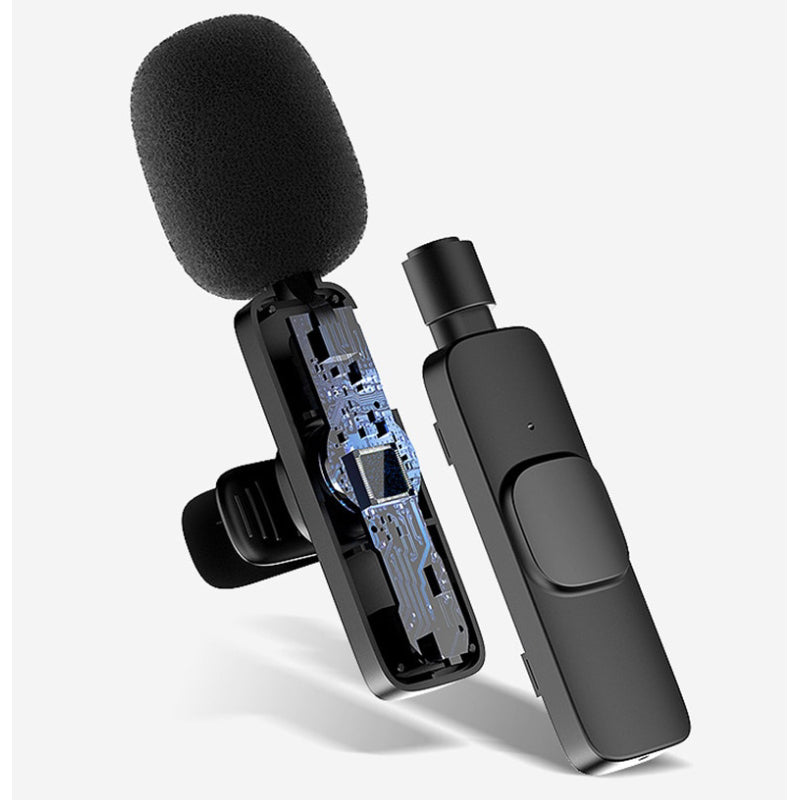 Draadloze microfoon -  iPhone  - Android (usb-C) -  mini microfoon  - Geen APP of Bluetooth nodig - professioneel opnemen - dasspeld microfoon
