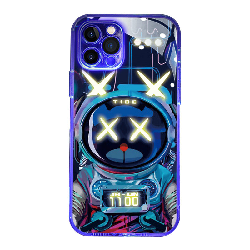 Lichtgevende telefoon case - cyberpunk - fashion - voor de echte trendsetter - nog niet bekend op de markt - nieuwe rage vanuit Japan
